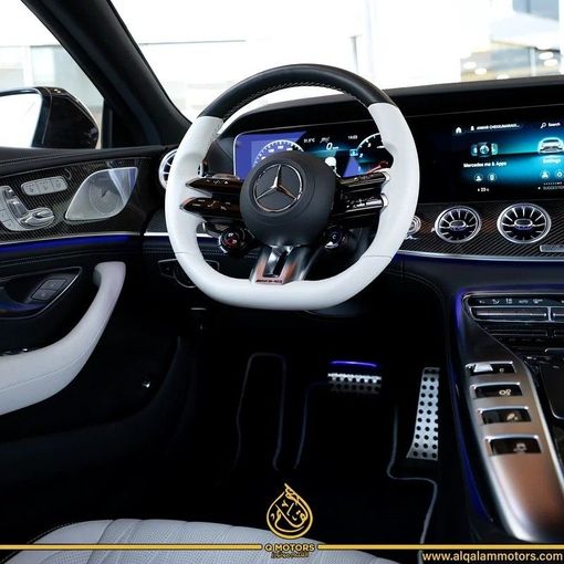 Used Mercedes-Benz AMG GT 53 I Facelift, 3.0 l, 2022 in Dubai by Q Motors, Maroon color. GCC Specs | AUTO.AE