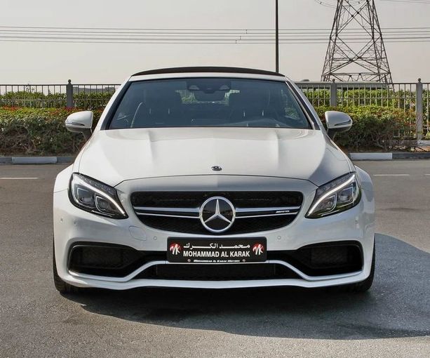 Used Mercedes-Benz C-Class AMG 63 AMG S IV (W205), 4.0 l, 2018 in Dubai by Mohammad Alkarak Motors, White color. European Specs | AUTO.AE