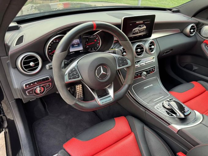 Used Mercedes-Benz C-Class AMG 63 AMG S IV (W205), 4.0 l, 2017 in Dubai by Saeed Auto, Black color. Japanese Specs | AUTO.AE
