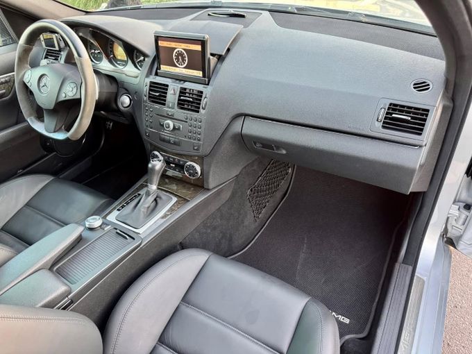 Used Mercedes-Benz C-Class AMG 63 AMG III (W204), 6.2 l, 2010 in Dubai by Saeed Auto, Grey color. Japanese Specs | AUTO.AE