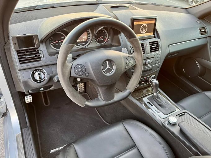 Used Mercedes-Benz C-Class AMG 63 AMG III (W204), 6.2 l, 2010 in Dubai by Saeed Auto, Grey color. Japanese Specs | AUTO.AE