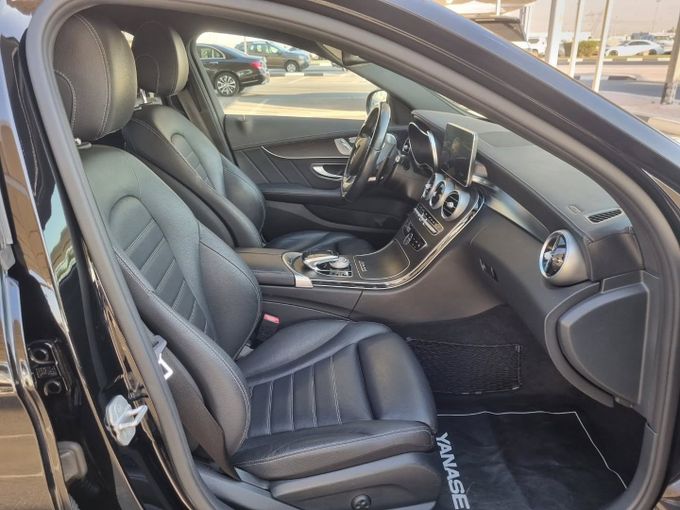 Подержанный Mercedes-Benz C-Class AMG 43 AMG IV (W205), 3.0 л, 2016 в Дубае от Saeed Auto Черный цвет. Японская | AUTO.AE