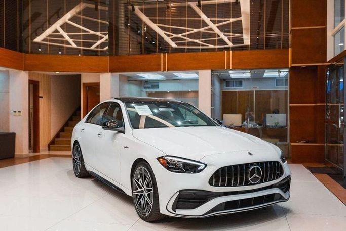 Used Mercedes-Benz C-Class AMG 43 AMG V (W206), 2.0 l, 2023 in Dubai by Albakheet Motors, White color. Other | AUTO.AE