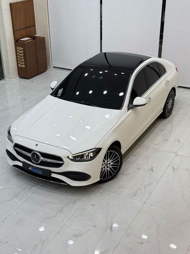 Подержанный Mercedes-Benz C-Class 200 V (W206), 2.0 л, 2022 в Дубае от 4 Matic Motors Белый цвет. Корейская | AUTO.AE