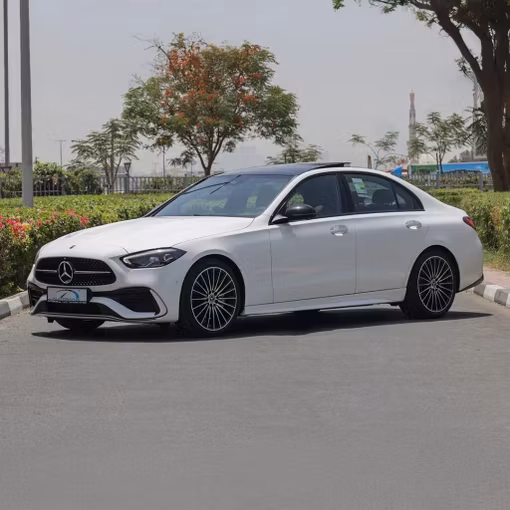 New Mercedes-Benz C-Class 200 V (W206), 1.5 l, 2025 in Dubai by Auto Max Group, White color. GCC Specs | AUTO.AE