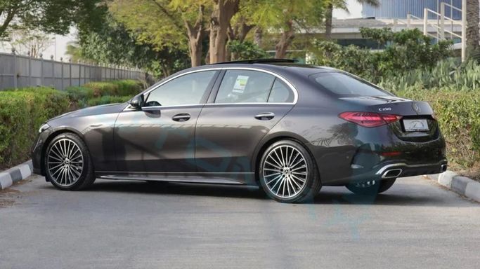 New Mercedes-Benz C-Class 200 V (W206), 1.5 l, 2025 in Dubai by Auto Max Group, Grey color. GCC Specs | AUTO.AE