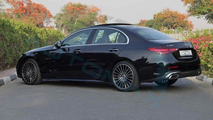 New Mercedes-Benz C-Class 200 V (W206), 1.5 l, 2025 in Dubai by Auto Max Group, Black color. GCC Specs | AUTO.AE