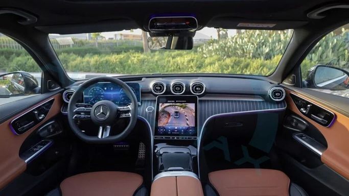 New Mercedes-Benz C-Class 200 V (W206), 1.5 l, 2025 in Dubai by Auto Max Group, Grey color. GCC Specs | AUTO.AE