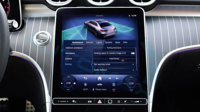New Mercedes-Benz C-Class 200 V (W206), 1.5 l, 2025 in Dubai by Auto Max Group, Grey color. GCC Specs | AUTO.AE