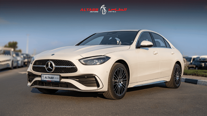 New Mercedes-Benz C-Class 200 V (W206), 2.0 l, 2025 in Dubai by Altass Motors, White color. Other | AUTO.AE