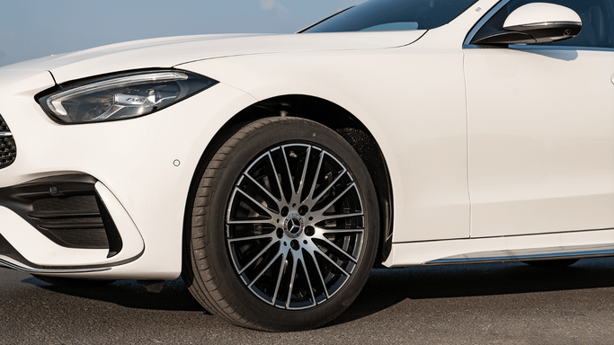 New Mercedes-Benz C-Class 200 V (W206), 2.0 l, 2025 in Dubai by Altass Motors, White color. Other | AUTO.AE