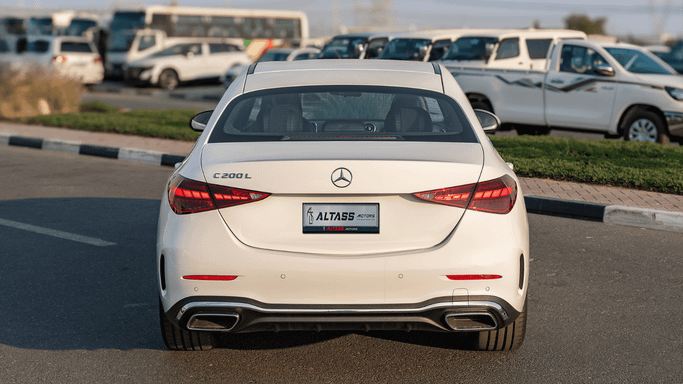 New Mercedes-Benz C-Class 200 V (W206), 2.0 l, 2025 in Dubai by Altass Motors, White color. Other | AUTO.AE