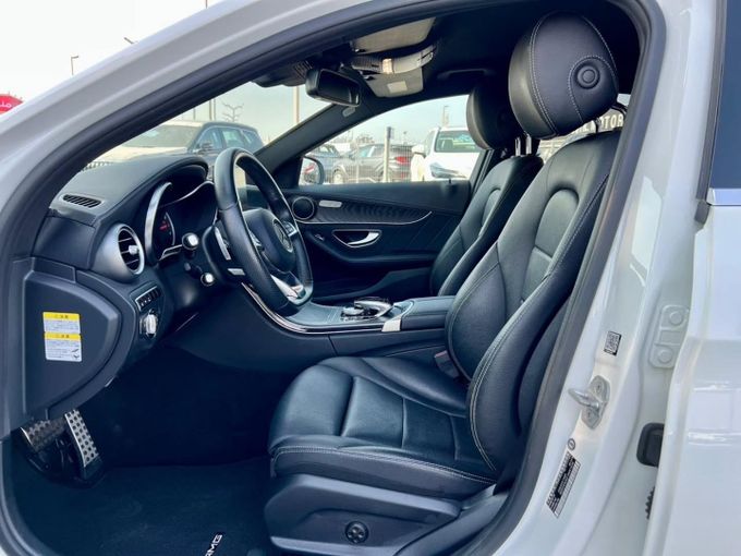 Used Mercedes-Benz C-Class 200 IV (W205), 2.0 l, 2016 in Dubai by Saeed Auto, White color. Japanese Specs | AUTO.AE