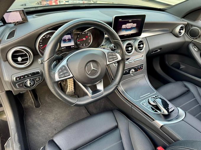 Used Mercedes-Benz C-Class 200 IV (W205), 2.0 l, 2016 in Dubai by Saeed Auto, Black color. Japanese Specs | AUTO.AE
