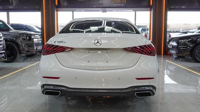 New Mercedes-Benz C-Class 200 L V (W206), 1.5 l, 2025 in Dubai by Najem Motors, White color. Chinese Specs | AUTO.AE