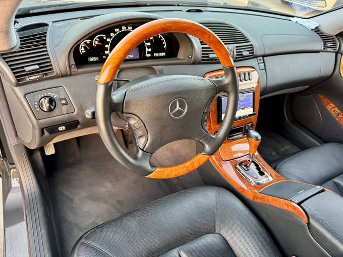 Used Mercedes-Benz CL-Class AMG 55 AMG I (C215) Facelift, 5.4 l, 2002 in Dubai by Saeed Auto, Black color. Japanese Specs | AUTO.AE