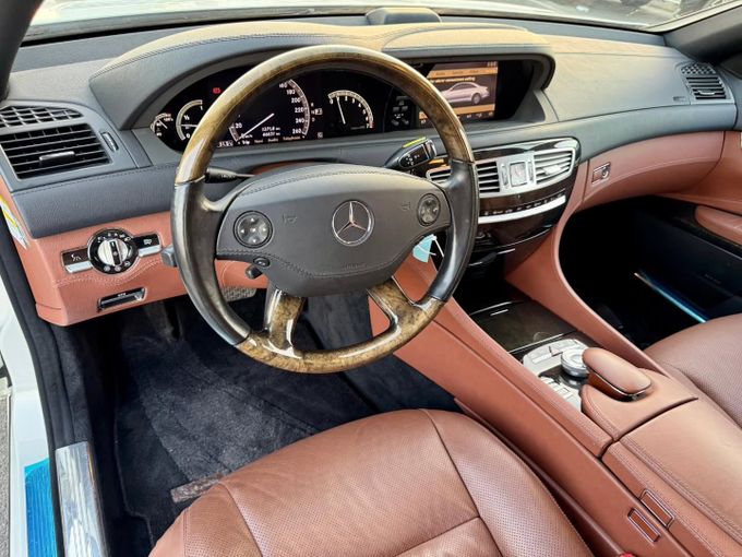 Used Mercedes-Benz CL-Class 550 III (C216), 5.5 l, 2007 in Dubai by Saeed Auto, White color. Japanese Specs | AUTO.AE