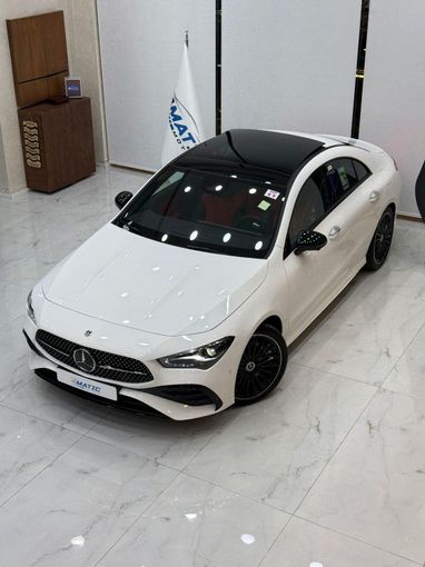 New Mercedes-Benz CLA AMG 35 AMG II (C118, X118) Facelift, 2.0 l, 2025 in Dubai by 4 Matic Motors, White color. GCC Specs | AUTO.AE