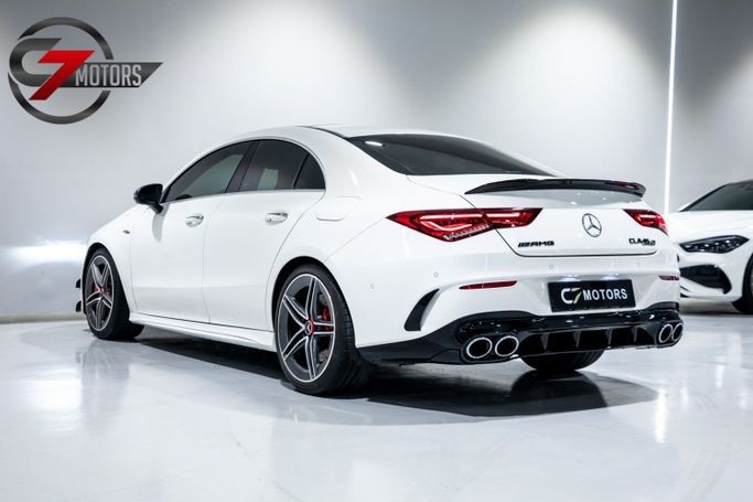Подержанный Mercedes-Benz CLA AMG 45 AMG II (C118, X118), 2.0 л, 2020 в Дубае от C7 Motors Белый цвет.  | AUTO.AE