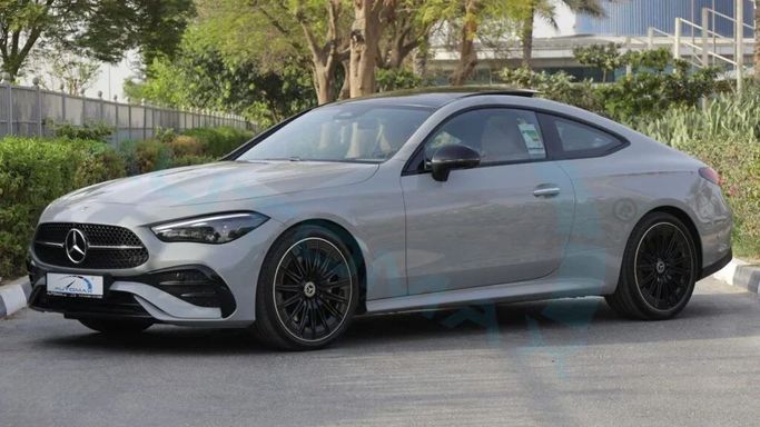 New Mercedes-Benz CLE 200, 2.0 l, 2025 in Dubai by Auto Max Group, Grey color. GCC Specs | AUTO.AE
