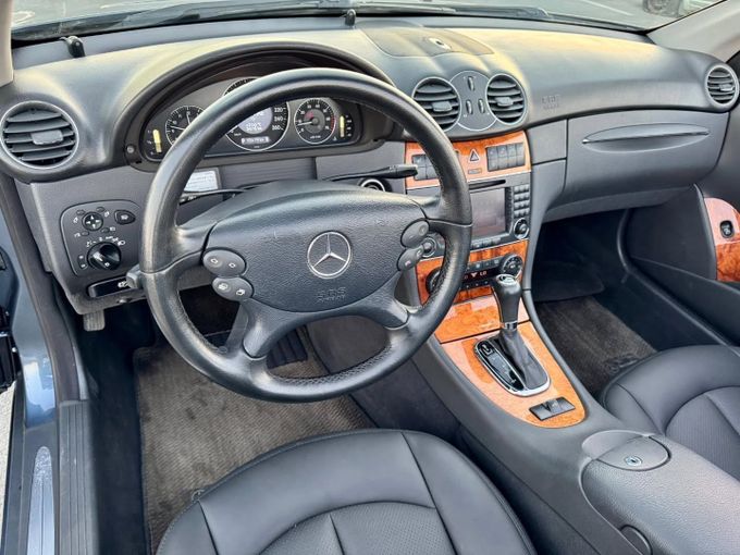 Used Mercedes-Benz CLK-Class 320 II (W209), 3.2 l, 2005 in Dubai by Saeed Auto, Navy Blue color. Japanese Specs | AUTO.AE