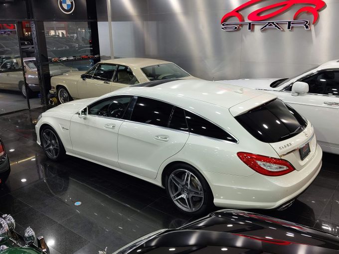 Подержанный Mercedes-Benz CLS AMG 63 AMG II (W218), 5.5 л, 2014 в Дубае от STAR COLLECTION LLC Белый цвет. Японская | AUTO.AE