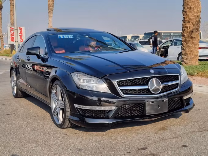 Used Mercedes-Benz CLS AMG 63 AMG II (W218), 5.5 l, 2013 in Dubai by Saeed Auto, Black color. Japanese Specs | AUTO.AE
