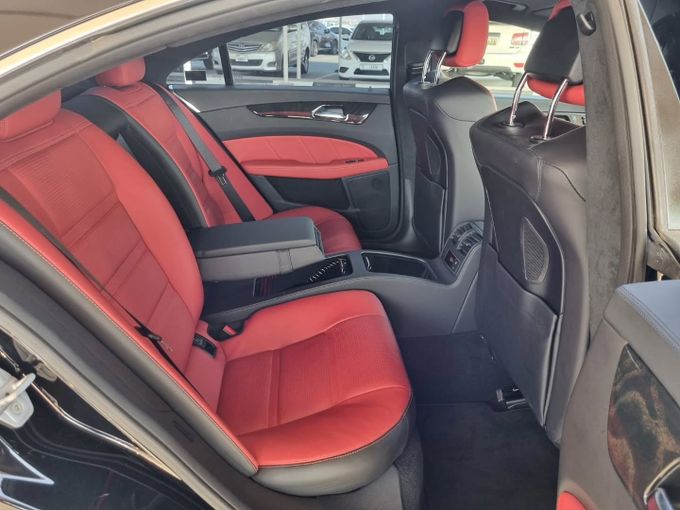 Used Mercedes-Benz CLS AMG 63 AMG II (W218), 5.5 l, 2013 in Dubai by Saeed Auto, Black color. Japanese Specs | AUTO.AE