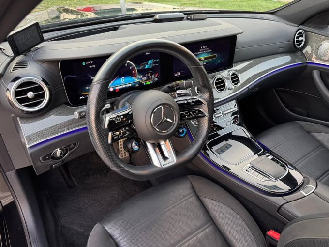Used Mercedes-Benz E-Class AMG 53 AMG V (W213) Facelift, 3.0 l, 2021 in Dubai by Saeed Auto, Black color. Japanese Specs | AUTO.AE