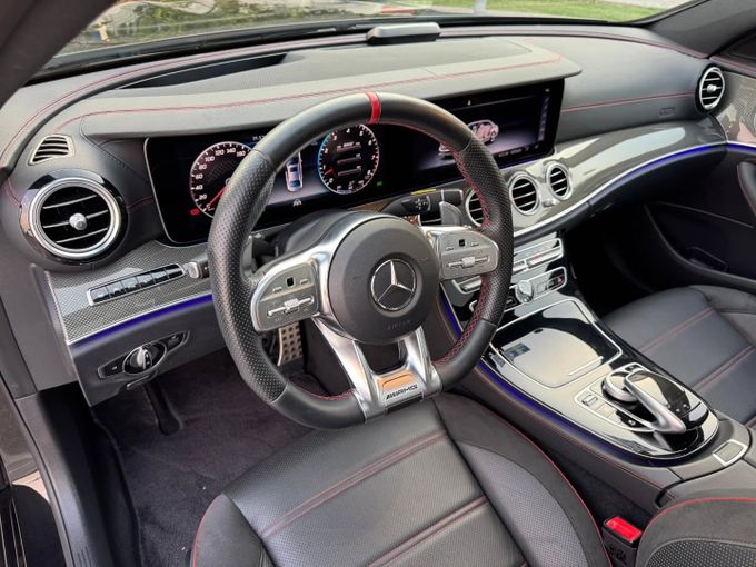 Used Mercedes-Benz E-Class AMG 53 AMG V (W213), 3.0 l, 2019 in Dubai by Saeed Auto, Black color. Japanese Specs | AUTO.AE