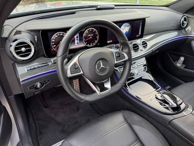 Used Mercedes-Benz E-Class AMG 43 AMG V (W213), 3.0 l, 2017 in Dubai by Saeed Auto, Silver color. Japanese Specs | AUTO.AE