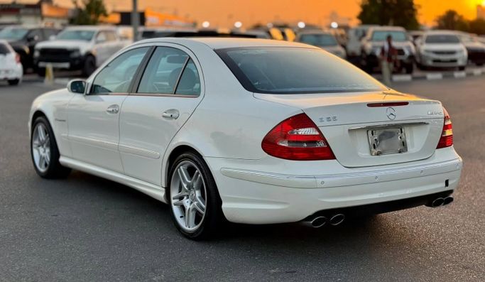 Used Mercedes-Benz E-Class AMG 55 AMG III (W211, S211), 5.4 l, 2003 in Dubai by Saeed Auto, White color. Japanese Specs | AUTO.AE