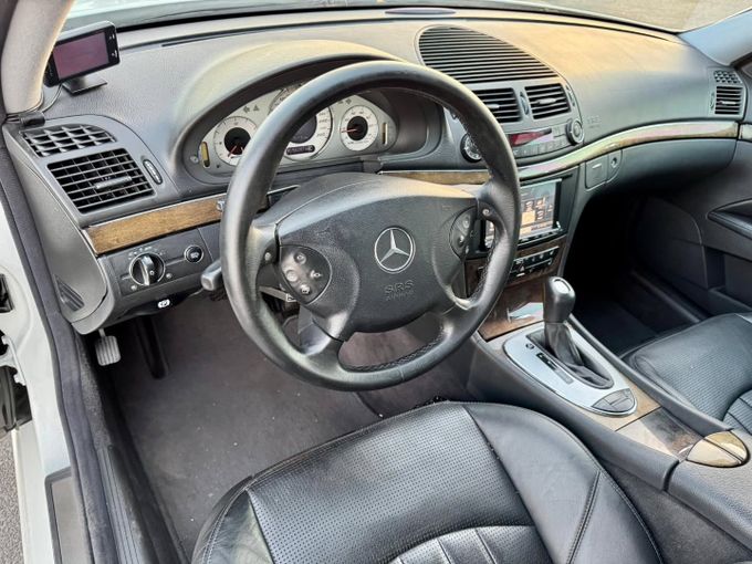 Used Mercedes-Benz E-Class AMG 55 AMG III (W211, S211), 5.4 l, 2003 in Dubai by Saeed Auto, White color. Japanese Specs | AUTO.AE