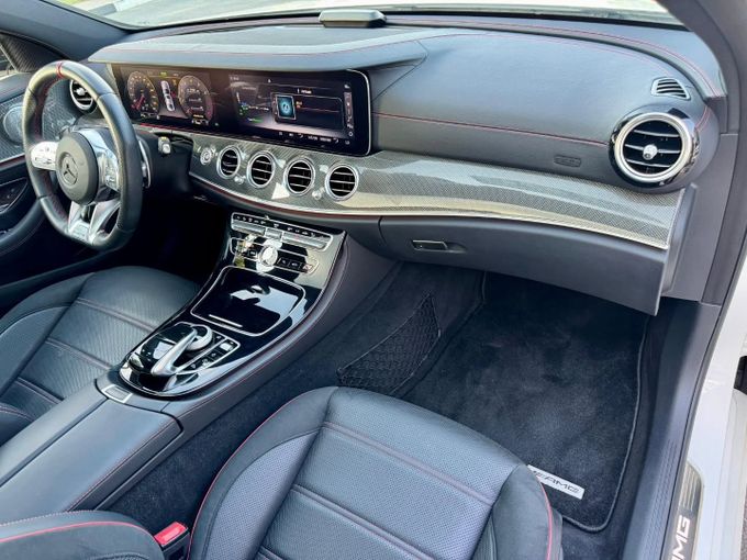 Used Mercedes-Benz E-Class AMG 53 AMG V (W213), 3.0 l, 2019 in Dubai by Saeed Auto, White color. Japanese Specs | AUTO.AE