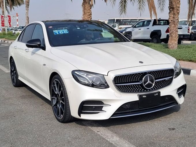 Подержанный Mercedes-Benz E-Class AMG 53 AMG V (W213), 3.0 л, 2019 в Дубае от Saeed Auto Белый цвет. Японская | AUTO.AE