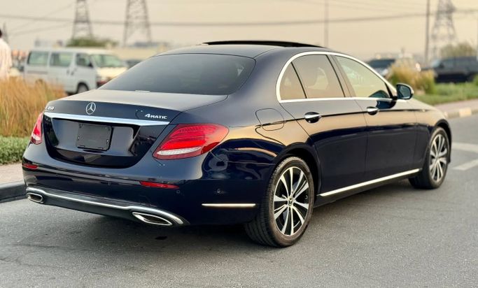 Used Mercedes-Benz E-Class 450 V (W213, S213, C238) Facelift, 3.0 l, 2020 in Dubai by Saeed Auto, Navy Blue color. Japanese Specs | AUTO.AE