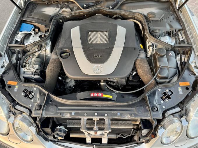 Used Mercedes-Benz E-Class 350 III (W211, S211) Facelift, 3.5 l, 2007 in Dubai by Saeed Auto, Silver color. Japanese Specs | AUTO.AE