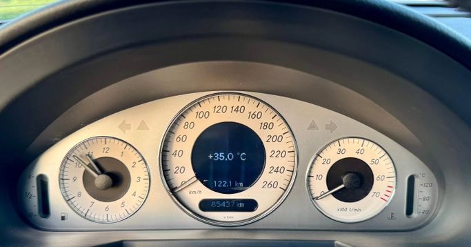 Used Mercedes-Benz E-Class 350 III (W211, S211) Facelift, 3.5 l, 2006 in Dubai by Saeed Auto, Grey color. Japanese Specs | AUTO.AE