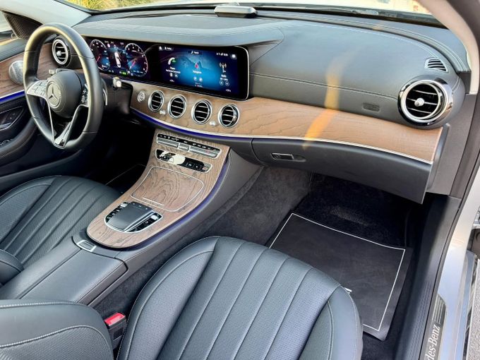 Used Mercedes-Benz E-Class 450 V (W213, S213, C238) Facelift, 3.0 l, 2022 in Dubai by Saeed Auto, Grey color. Japanese Specs | AUTO.AE