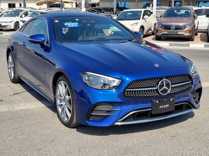 Подержанный Mercedes-Benz E-Class 450 V (W213, S213, C238) Рестайлинг, 3.0 л, 2021 в Дубае от Saeed Auto Синий цвет. Японская | AUTO.AE
