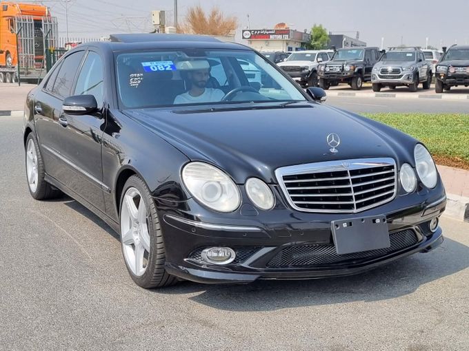 Used Mercedes-Benz E-Class 350 III (W211, S211) Facelift, 3.5 l, 2008 in Dubai by Saeed Auto, Black color. Japanese Specs | AUTO.AE