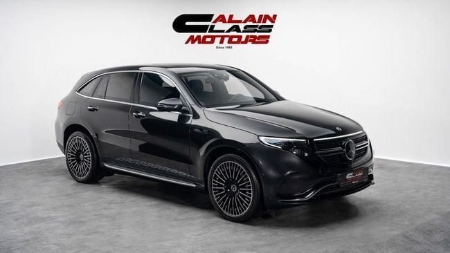 Подержанный Mercedes-Benz EQC 400 I (N293), 2021 в Дубае от Al Ain Class Motors Черный цвет. GCC | AUTO.AE