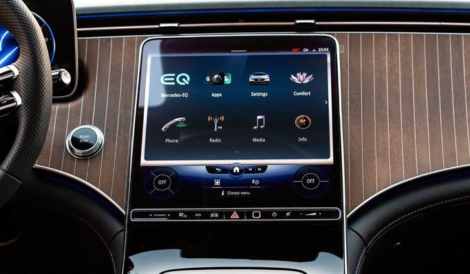 New Mercedes-Benz EQE 350+, 2022 in Dubai by Altass Motors, Grey color. Other | AUTO.AE