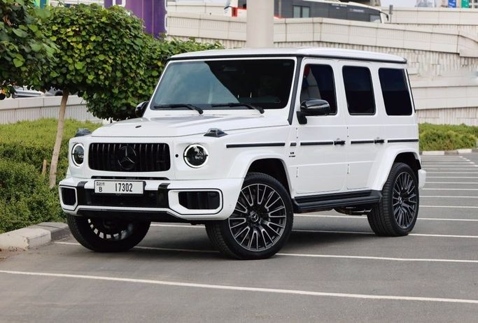 Mercedes-Benz G-Class AMG 63 4x4 Squared II (W463), 2025 внедорожник 5 дв. 4x4 squared бизнес класса в Дубае от POF RENTAL белый цвет | AUTO.AE
