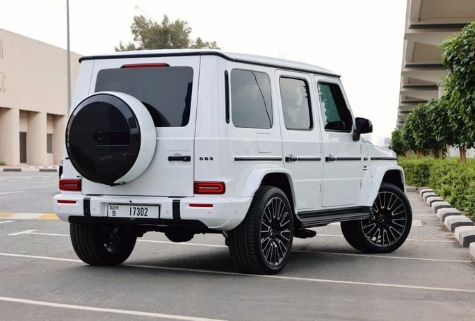 Mercedes-Benz G-Class AMG 63 4x4 Squared II (W463), 2025 внедорожник 5 дв. 4x4 squared бизнес класса в Дубае от POF RENTAL белый цвет | AUTO.AE
