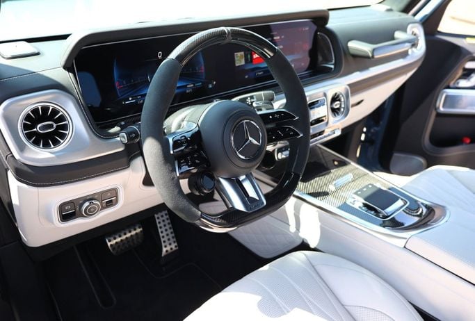 Mercedes-Benz G-Class AMG 63 4x4 Squared II (W463), 2025 внедорожник 5 дв. 4x4 squared бизнес класса в Дубае от POF RENTAL голубой цвет | AUTO.AE