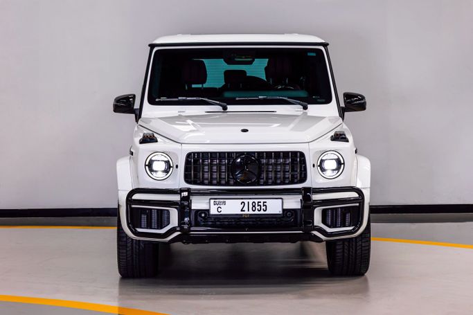 Mercedes-Benz G-Class AMG 63 4x4 Squared II (W463), 2025 внедорожник 5 дв. 4x4 squared бизнес класса в Дубае от POF RENTAL белый цвет | AUTO.AE