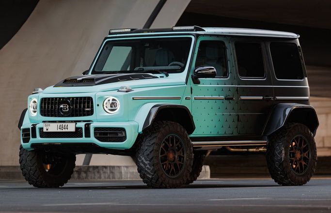 Mercedes-Benz G-Class AMG 63 4x4 Squared II (W463), 2020 внедорожник 5 дв. 4x4 squared бизнес класса в Дубае от AVA car rental голубой цвет | AUTO.AE