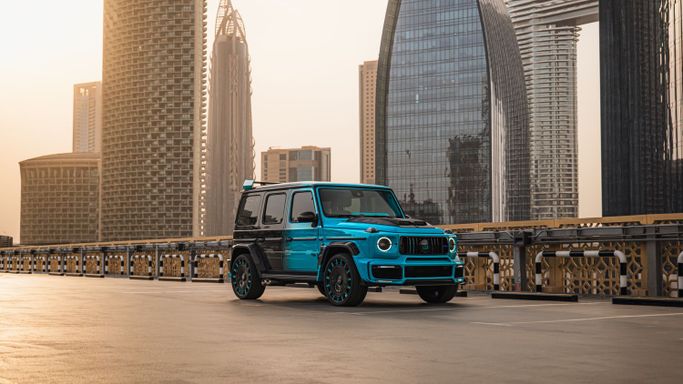 Mercedes-Benz G-Class AMG Brabus 900 II (W463), 2024 внедорожник 5 дв. бизнес класса в Дубае от Macan Luxury Motors голубой цвет | AUTO.AE
