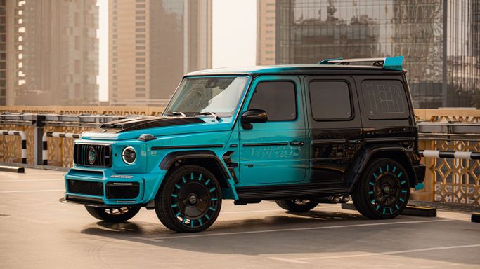 Mercedes-Benz G-Class AMG Brabus 900 II (W463), 2024 внедорожник 5 дв. бизнес класса в Дубае от Macan Luxury Motors голубой цвет | AUTO.AE